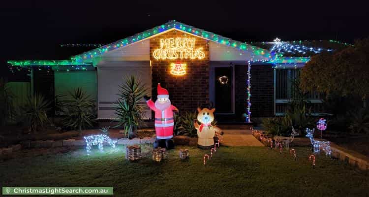 Christmas Light display at 21 Bantanga Crescent, Salisbury North