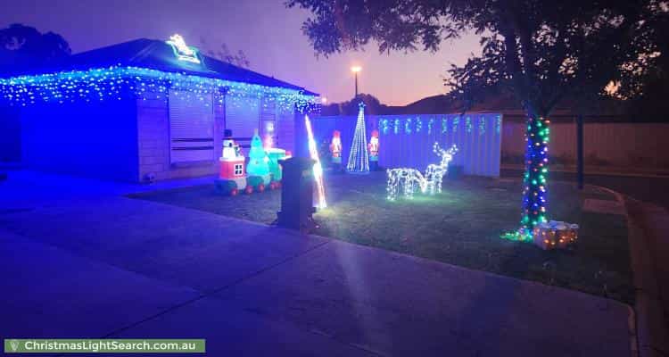 Christmas Light display at 34 Coogee Avenue, Paralowie