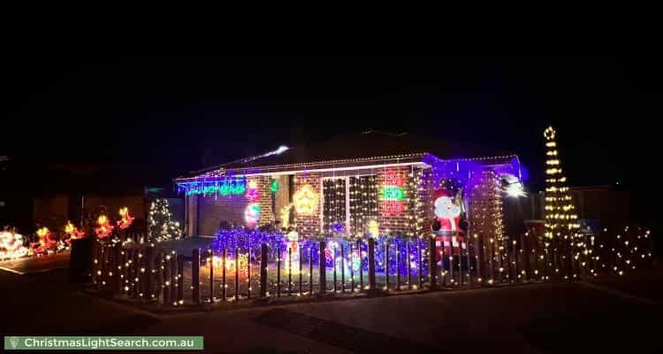 Christmas Light display at 10 Atlas Drive, Cranbourne West