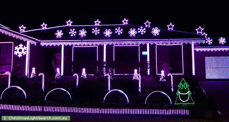 Christmas Light display at 225 Newman-Morris Circuit, Oxley