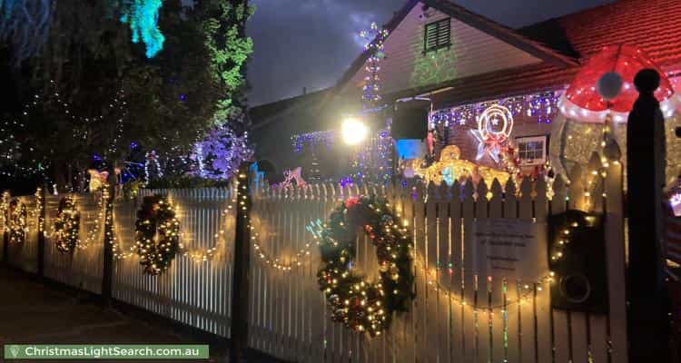 Christmas Light display at 29 Shaftsbury Street, Coburg