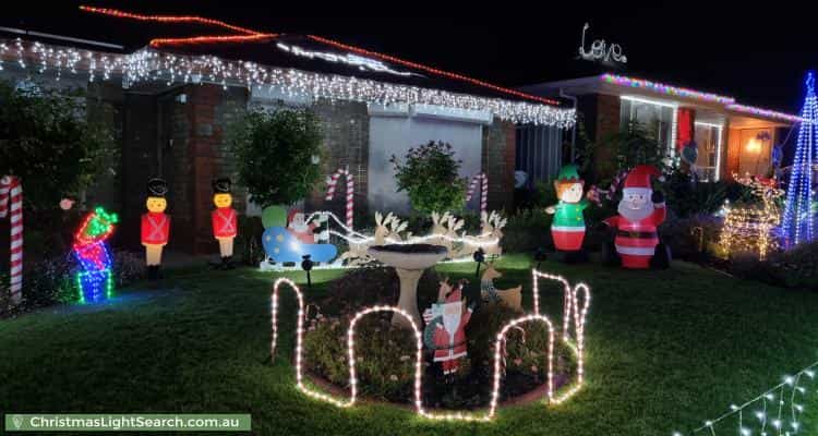 Christmas Light display at Simone Crescent, Morphett Vale