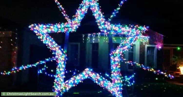 Christmas Light display at  Kanji Loop, Atwell