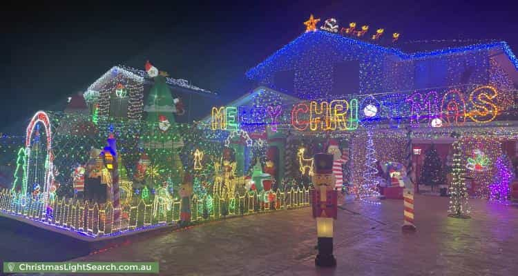 Christmas Light display at 64 Chatsworth Road, Saint Clair