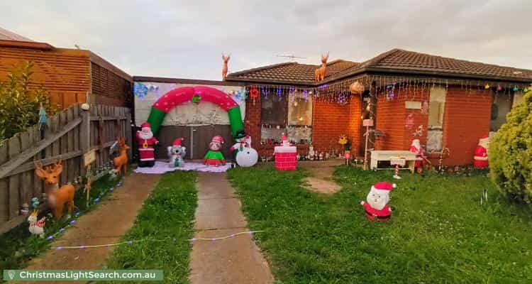 Christmas Light display at 101 Shane Avenue, Seabrook