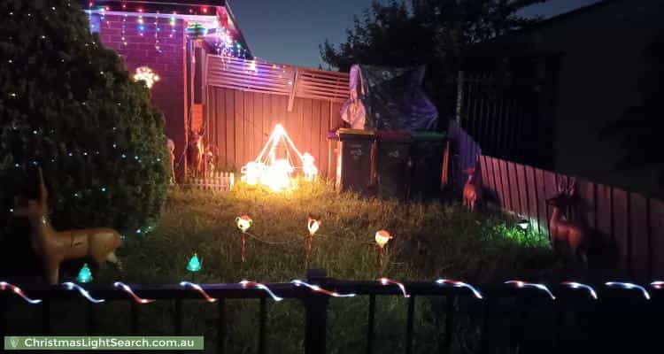 Christmas Light display at 101 Shane Avenue, Seabrook