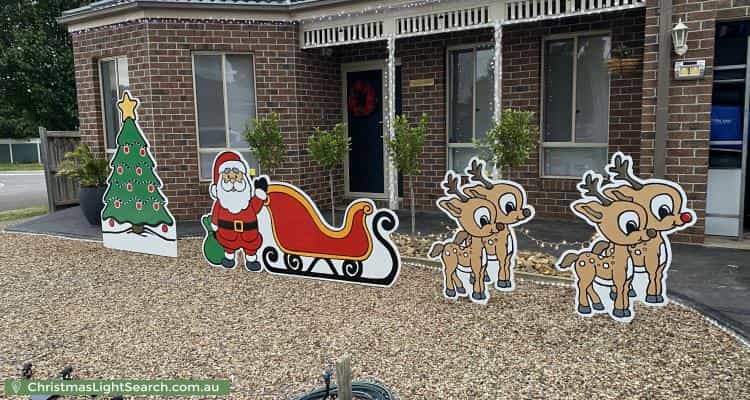 Christmas Light display at 1 Anouk Way, Melton West