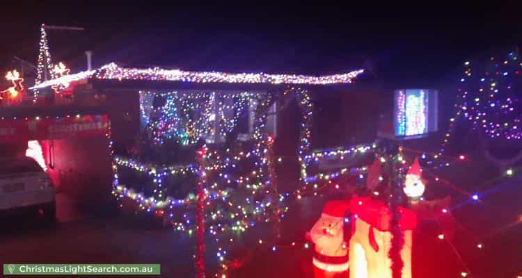 Christmas Light display at 123 Pembroke Road, Mooroolbark