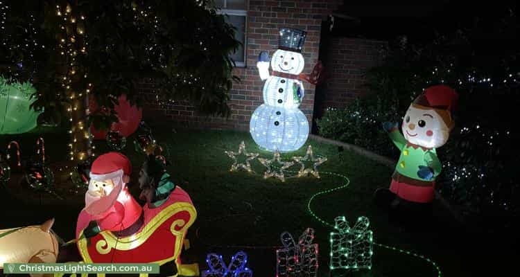 Christmas Light display at 61 Bishop Street, Oakleigh