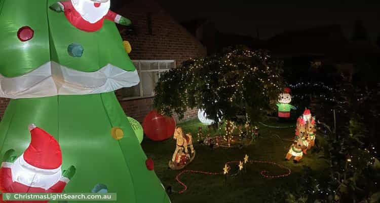Christmas Light display at 61 Bishop Street, Oakleigh