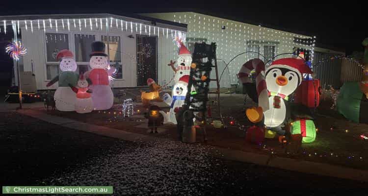 Christmas Light display at 1 Irish Street, Mallala