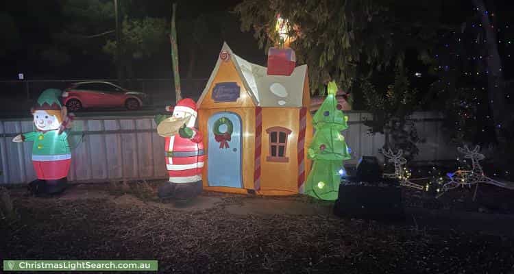 Christmas Light display at 1 Irish Street, Mallala
