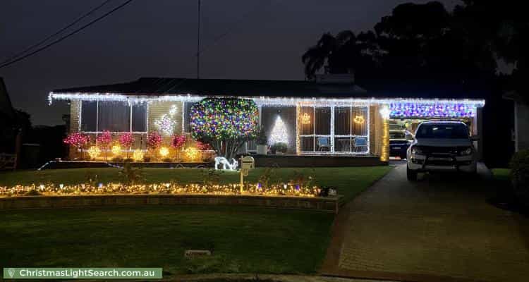 Christmas Light display at  Rodwell Place, Kellyville