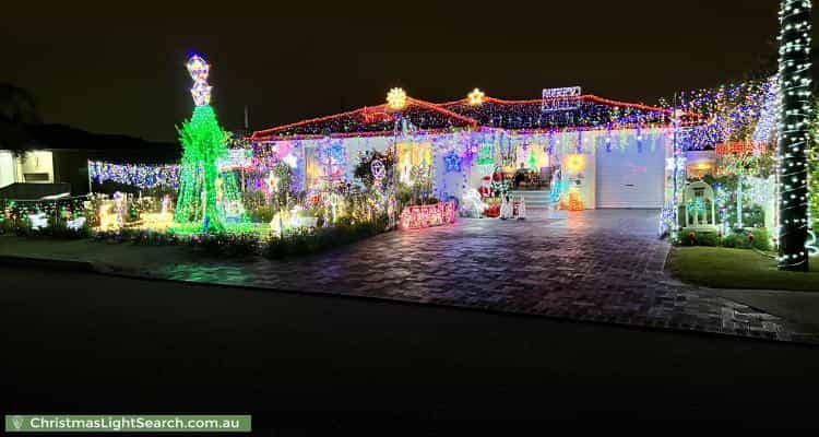 Christmas Light display at 79 Hanworth Street, Balcatta