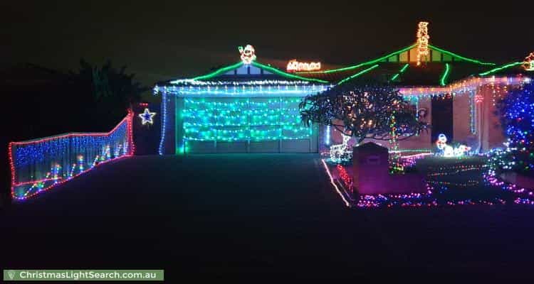 Christmas Light display at 21 Arbroath Circle, Kinross