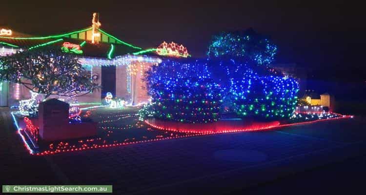 Christmas Light display at 21 Arbroath Circle, Kinross
