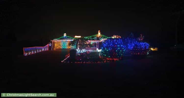 Christmas Light display at 21 Arbroath Circle, Kinross