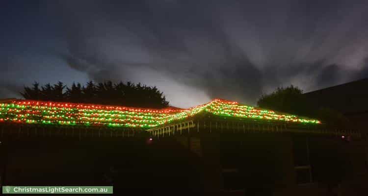 Christmas Light display at 45 Roulston Way, Wallan
