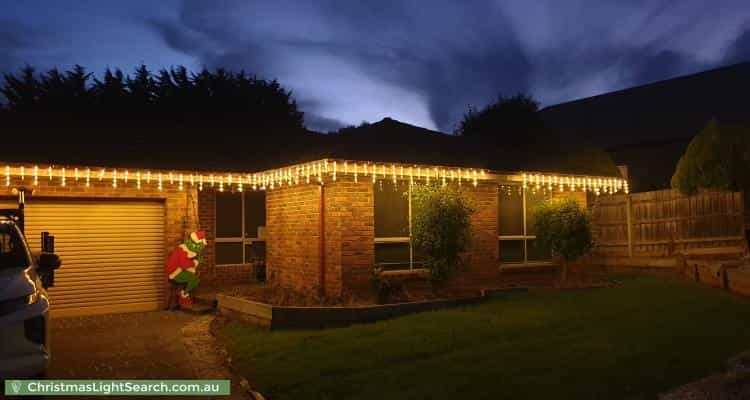 Christmas Light display at 45 Roulston Way, Wallan