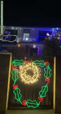 Christmas Light display at 84 Strathallan Road, Macleod