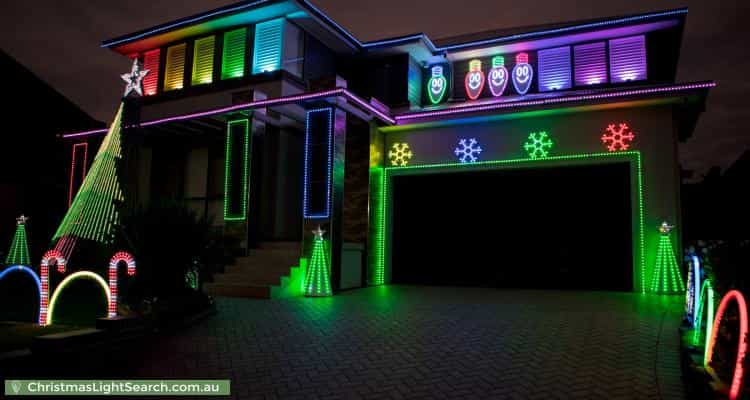 Christmas Light display at 6 Gormon Avenue, Kellyville