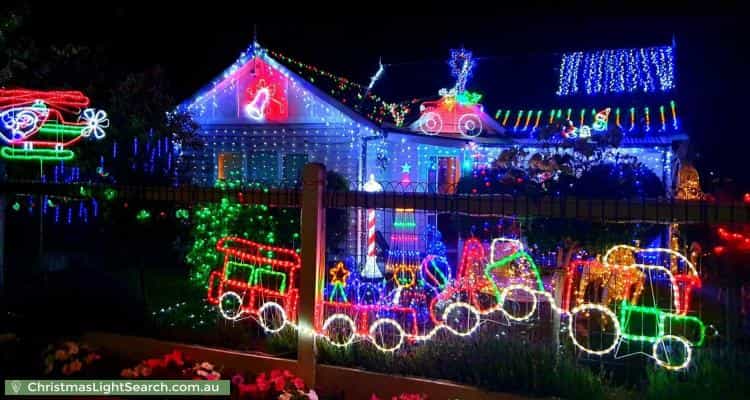 Christmas Light display at 18 Zander Avenue, Nunawading