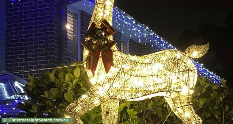 Christmas Light display at 18 Ryan Avenue, Hornsby Heights