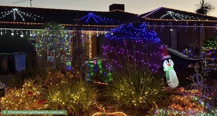 Christmas Light display at  Starchenko Court, Carrum Downs