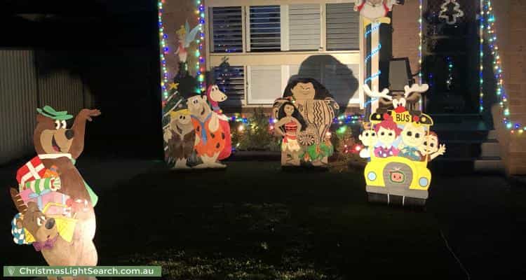 Christmas Light display at 3 Shelley Place, Wetherill Park