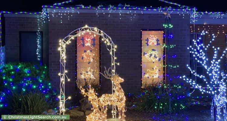 Christmas Light display at 13 Derwent Close, Caroline Springs