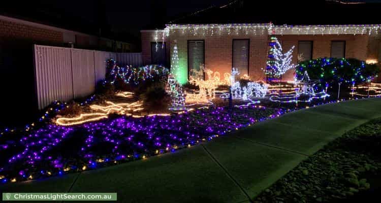 Christmas Light display at 13 Derwent Close, Caroline Springs