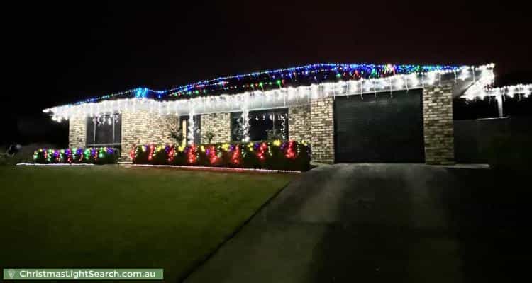 Christmas Light display at 12 Ridgeview Court, Mount Gambier
