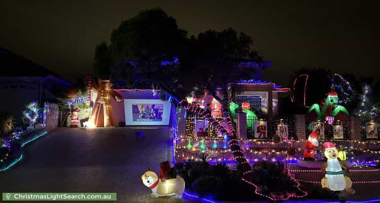 Christmas Light display at 21 Ocean Shores Edge, Connolly