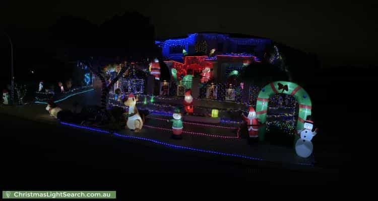 Christmas Light display at 21 Ocean Shores Edge, Connolly