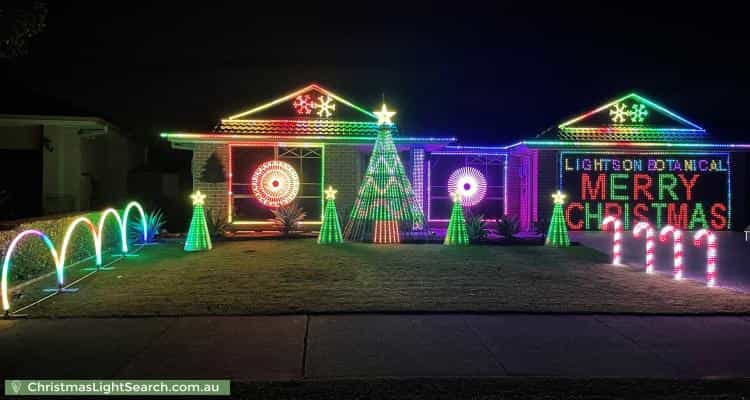 Christmas Light display at 8 Botanical Circuit, Banora Point