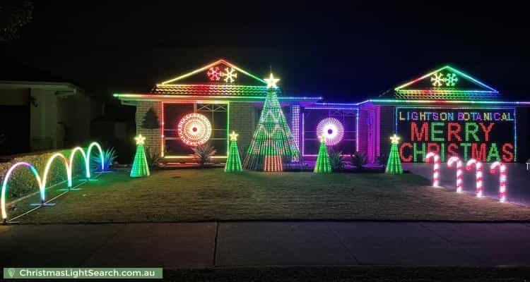 Christmas Light display at 8 Botanical Circuit, Banora Point