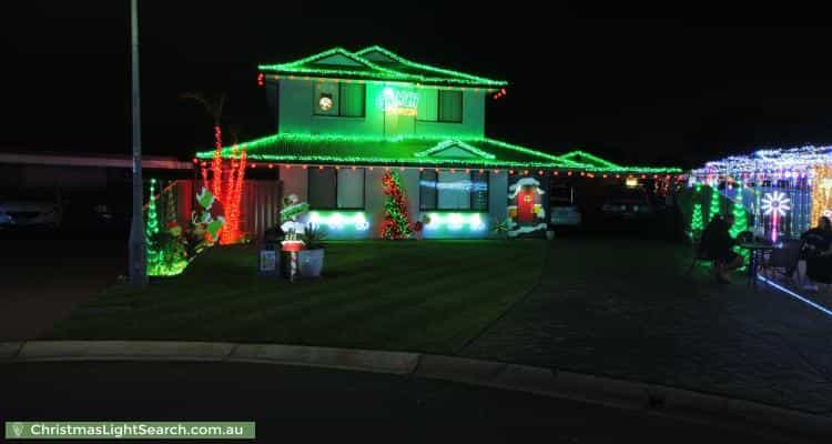 Christmas Light display at 13 Palena Crescent, Saint Clair
