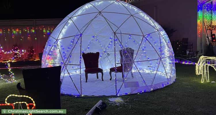Christmas Light display at 52 Tanbark Circuit, Werrington Downs