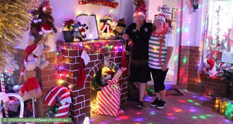 Christmas Light display at 8 La Salle Road, Alexander Heights