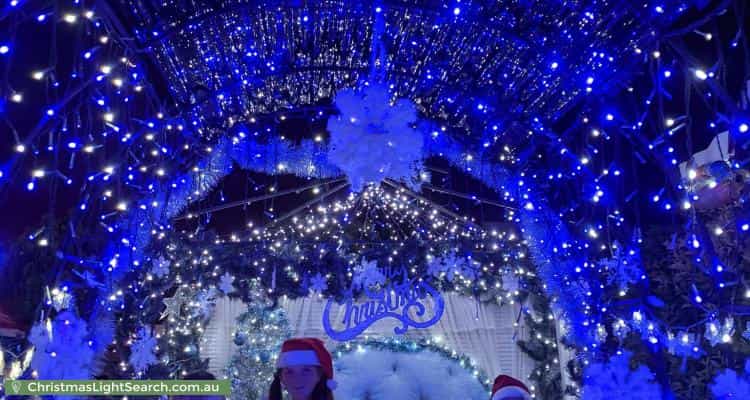Christmas Light display at 8 La Salle Road, Alexander Heights