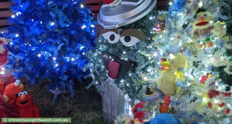 Christmas Light display at 8 La Salle Road, Alexander Heights