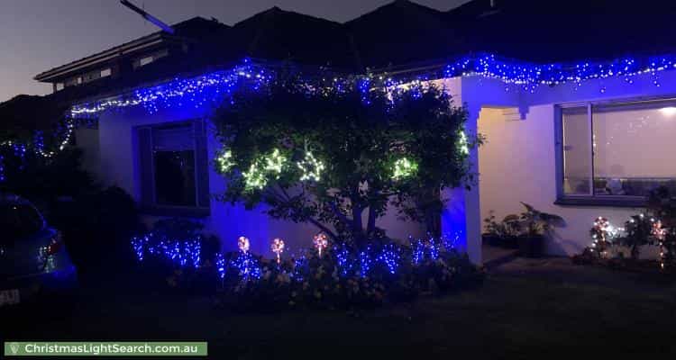 Christmas Light display at 9 Surrey Street, Bentleigh East