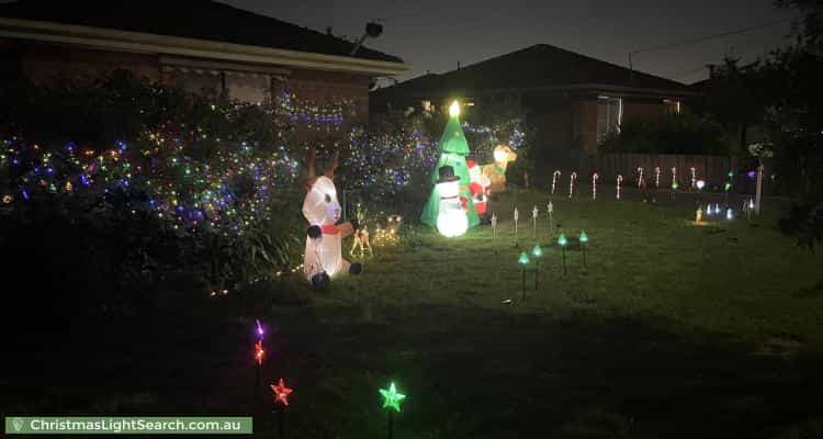 Christmas Light display at  Sittella Court, Werribee