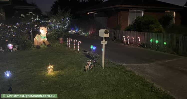 Christmas Light display at  Sittella Court, Werribee