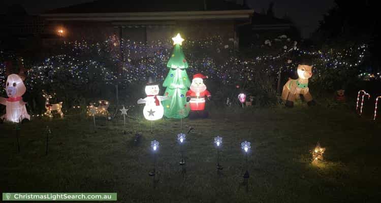 Christmas Light display at  Sittella Court, Werribee