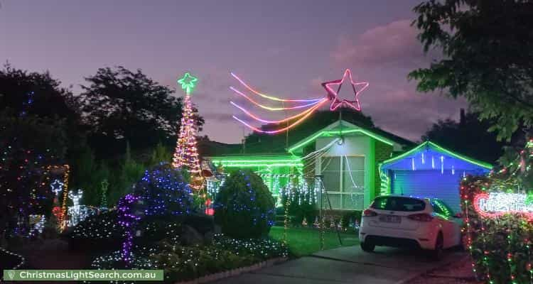 Christmas Light display at  Beela Place, Ngunnawal