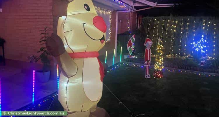 Christmas Light display at 21 Gertrude Street, Morphett Vale