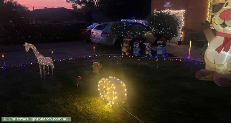 Christmas Light display at 21 Gertrude Street, Morphett Vale