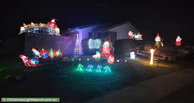 Christmas Light display at 60 Allied Drive, Carrum Downs