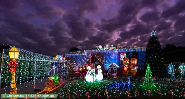 Christmas Light display at 52 Lyall Avenue, Dean Park